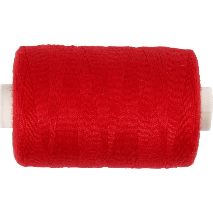 Fil à Coudre, rouge, 1000 m/ 1 rouleau