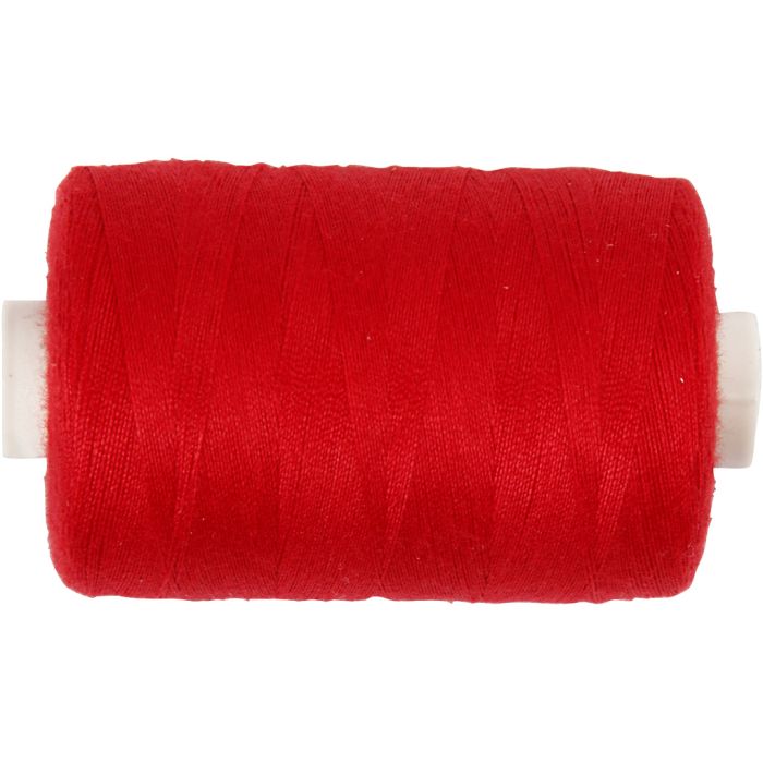 Fil à Coudre, rouge, 1000 m/ 1 rouleau