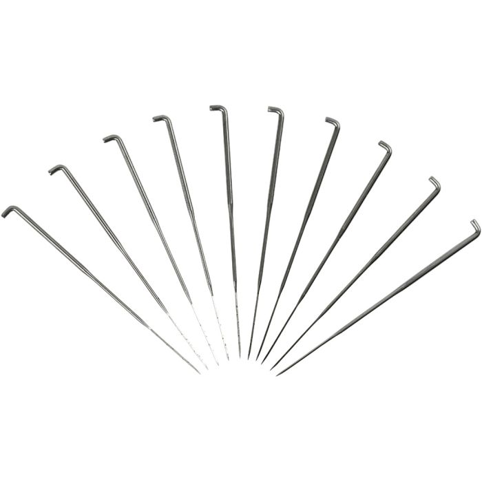 Aiguille à feutrer, L : 7,5 cm, moyenne, 10 pièces/ 1 Pq.