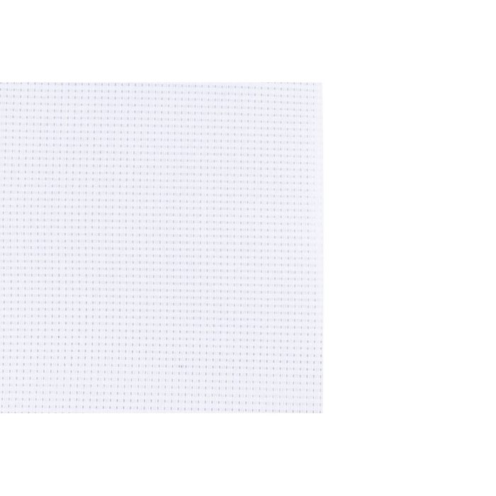 Toile aïda, L : 60 cm, 24 pts/10 cm, blanc, 3 m/ 1 Pq.