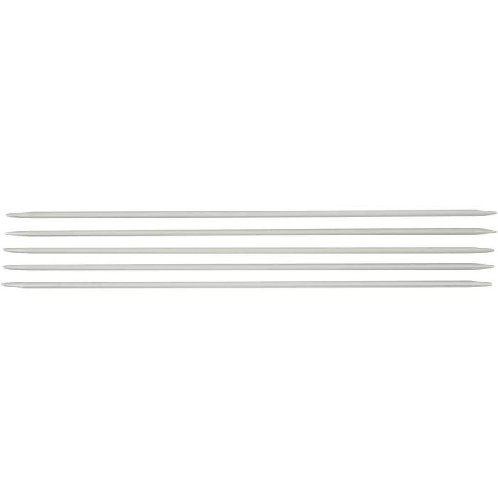 Aiguilles à chaussettes, L : 20 cm, dim. 3 mm, 1 set