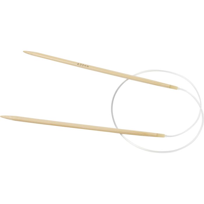 Aiguilles à tricoter circulaires, L : 60 cm, dim. 4 mm, 1 pièce