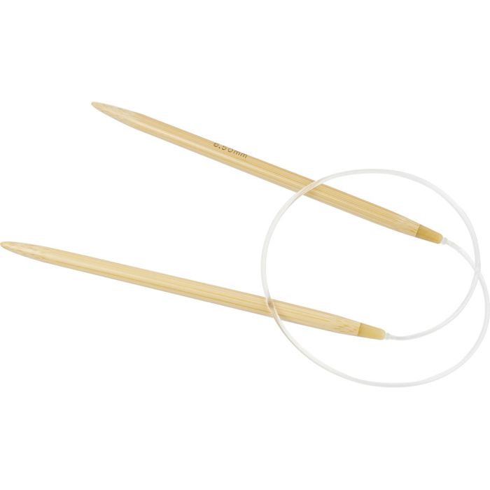 Aiguilles à tricoter circulaires, L : 60 cm, dim. 6,5 mm, 1 pièce