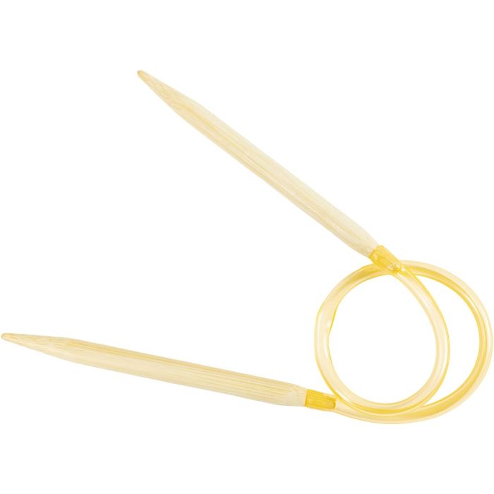 Aiguilles à tricoter circulaires, L : 40 cm, dim. 7 mm, 1 pièce
