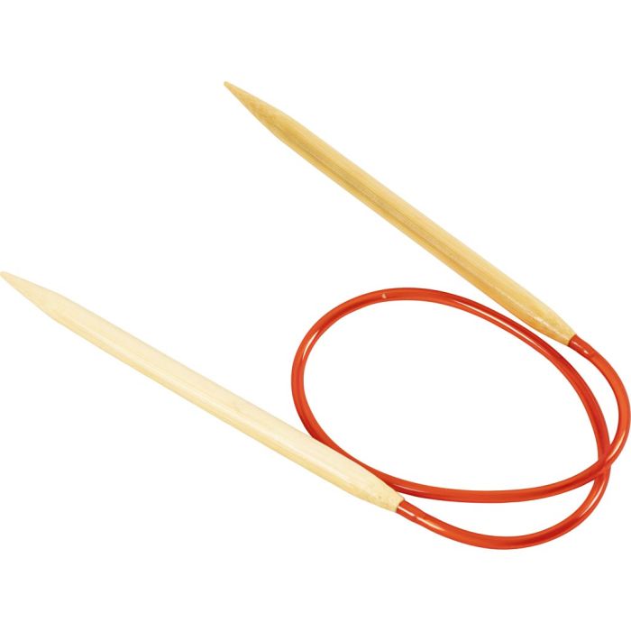 Aiguilles à tricoter circulaires, L : 40 cm, dim. 8 mm, 1 pièce