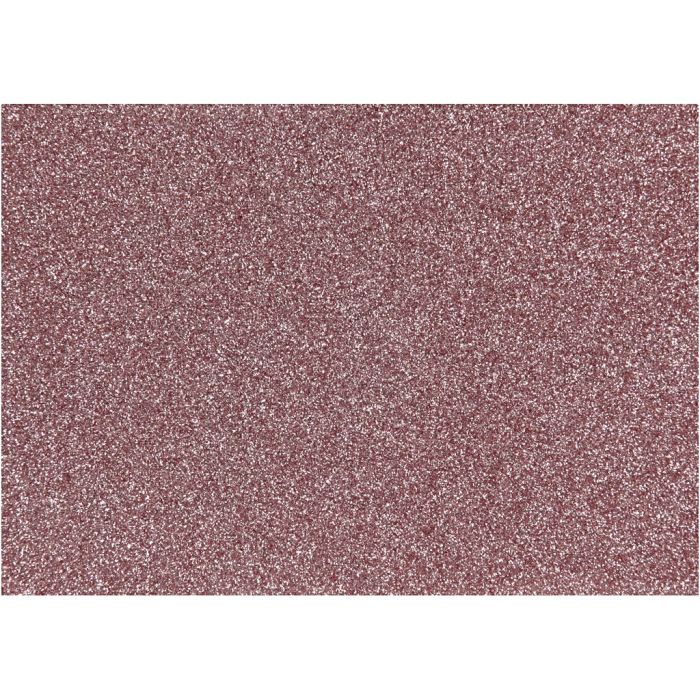 Film à repasser, A5, feuille 148x210 mm, paillettes, rose clair, 1 flles