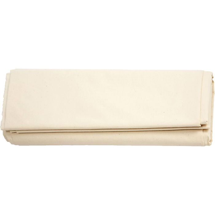 Toile non blanchie, L : 168 cm, 148 gr, 5 m/ 1 Pq.