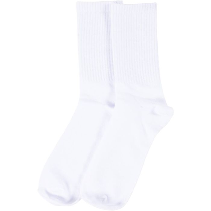 Chaussettes de coton, dim. 39-42, blanc, 10 paires/ 1 Pq.