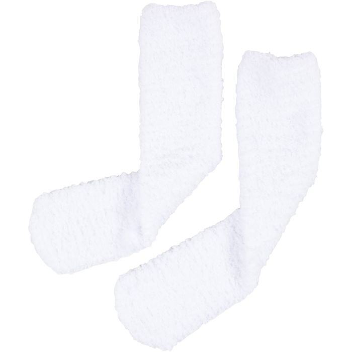Chaussettes douillettes, dim. One-size, blanc, 10 paires/ 1 Pq.
