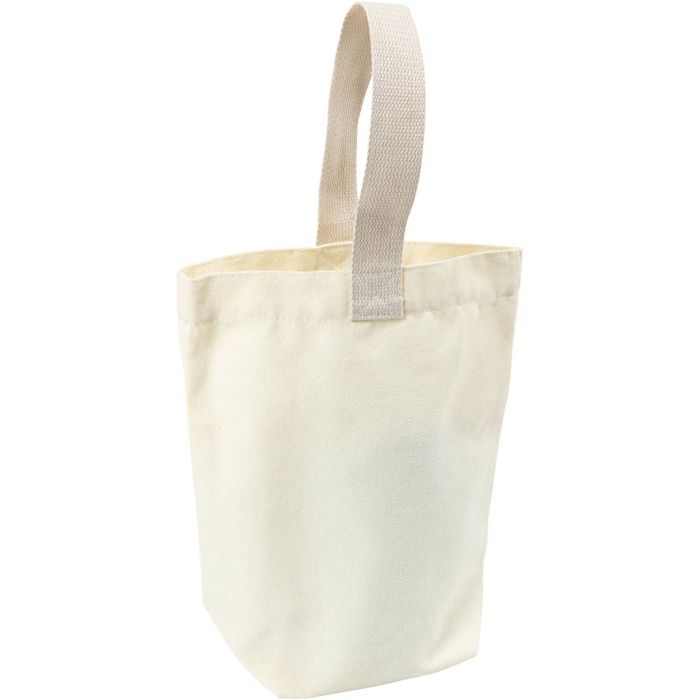Petit sac fourre-tout, H : 26 cm, P: 9,5 cm, L : 23 cm, naturel clair, 1 pièce