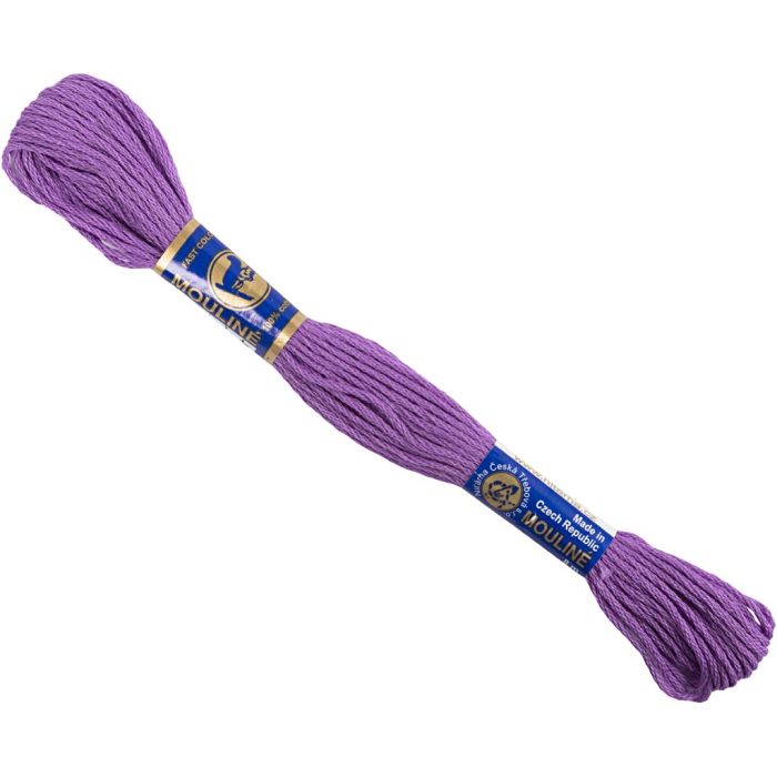 Fil à broder, violet, 8 m/ 1 boule