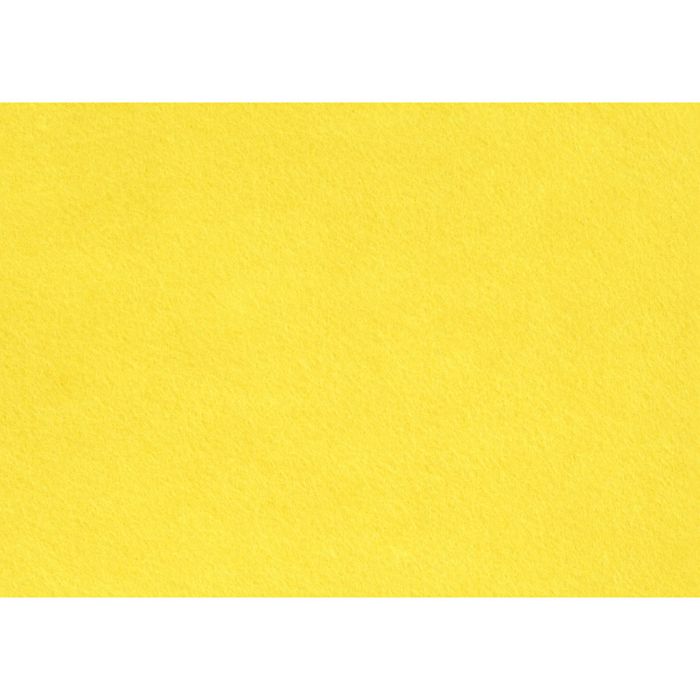 Feutrine synthétique, A4, feuille 210x297 mm, ép. 1,5-2 mm, jaune, 10 flles/ 1 Pq.