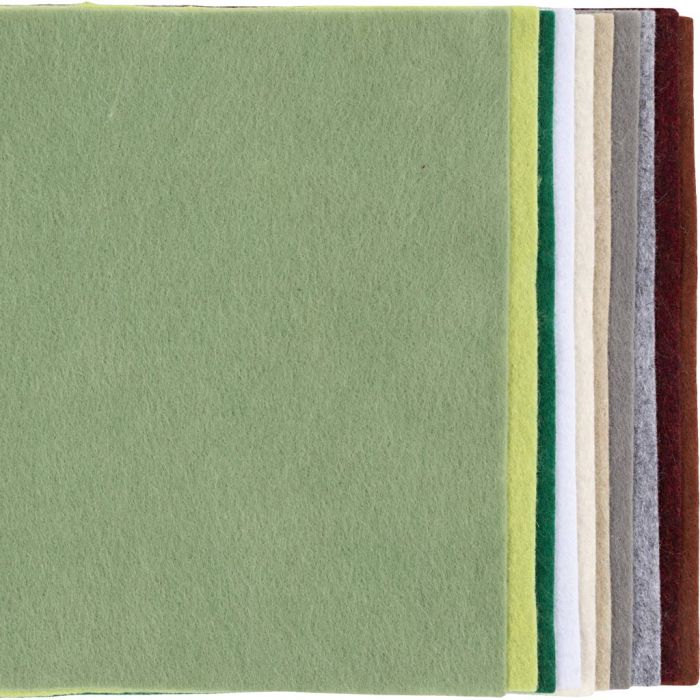 Feutrine synthétique, A4, feuille 210x297 mm, ép. 2 mm, naturel, 10 flles/ 1 Pq.