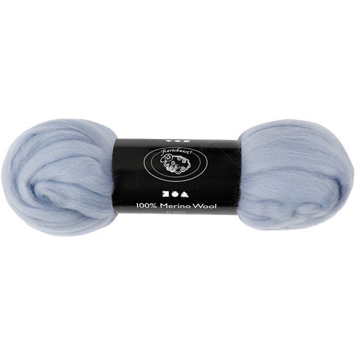 Laine Mérinos, ép. 21 my, ice blue, 100 gr/ 1 Pq.
