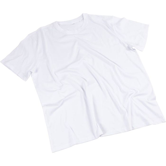 T-shirts, L : 60 cm, dim. XX-large, col rond, 145 gr, blanc, 1 pièce