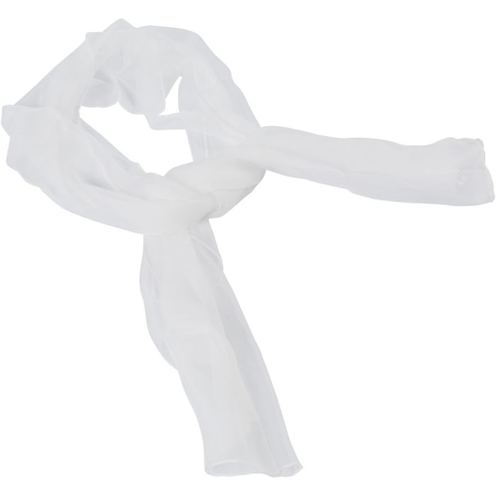 Foulard en mousseline de soie, dim. 45x180 cm, 15 gr, 1 pièce