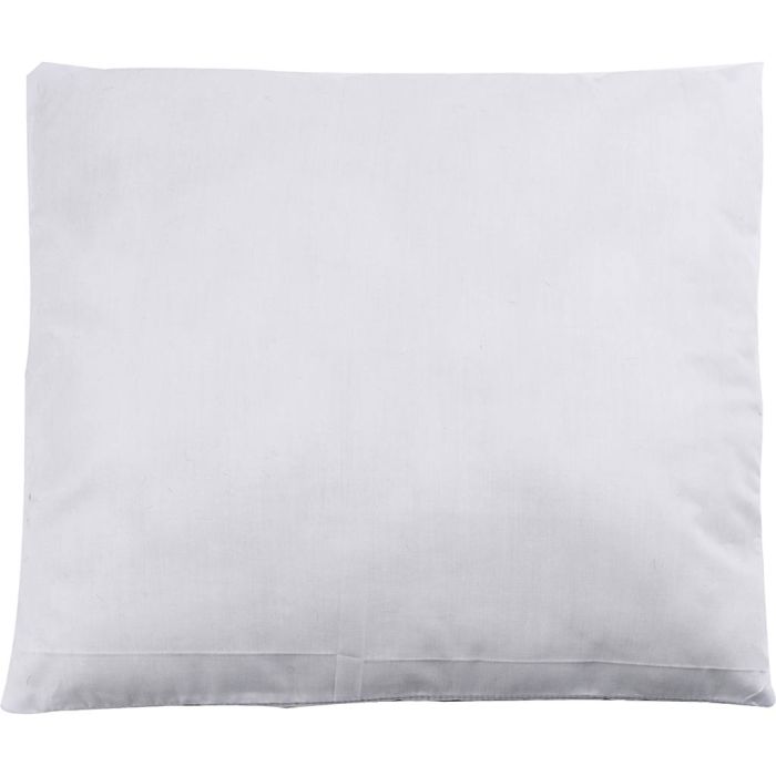 Oreiller rembourré, dim. 40x40 cm, 350 gr, blanc, 1 pièce