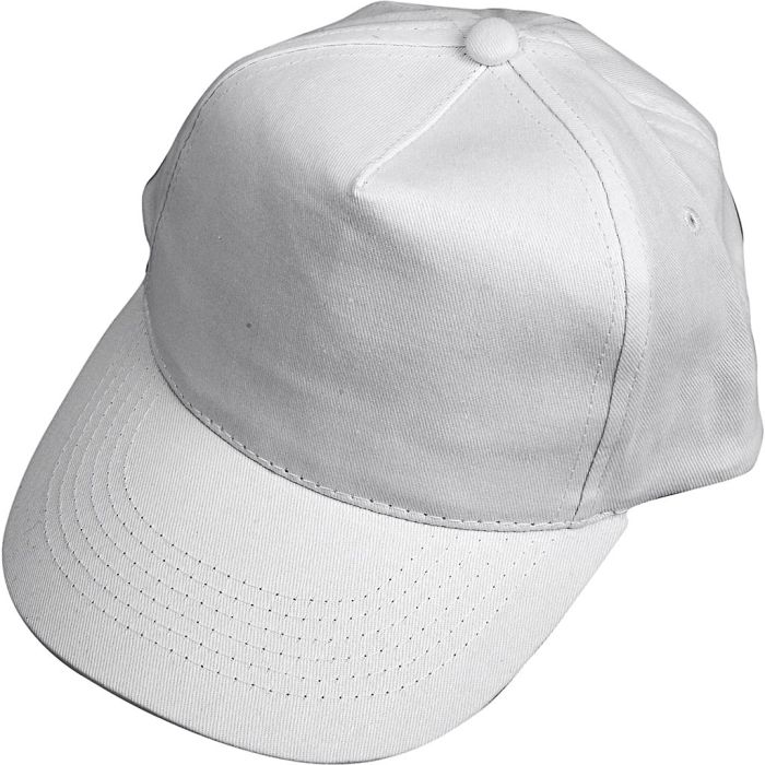 Casquette, dim. 58 cm, blanc, 1 pièce
