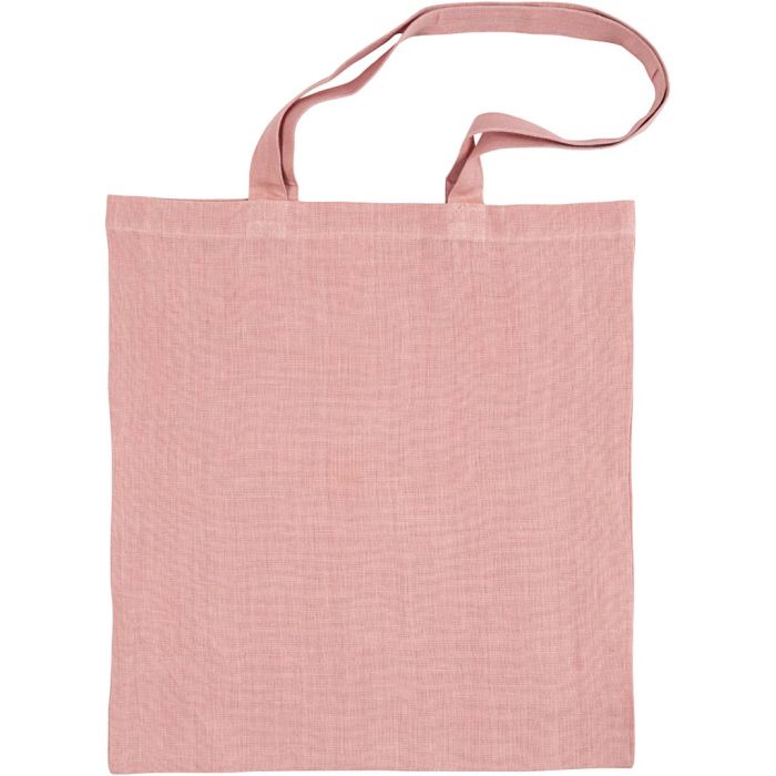 Sac fourre-tout, dim. 38x42 cm, 185 gr, rose, 1 pièce/ 1 Pq.