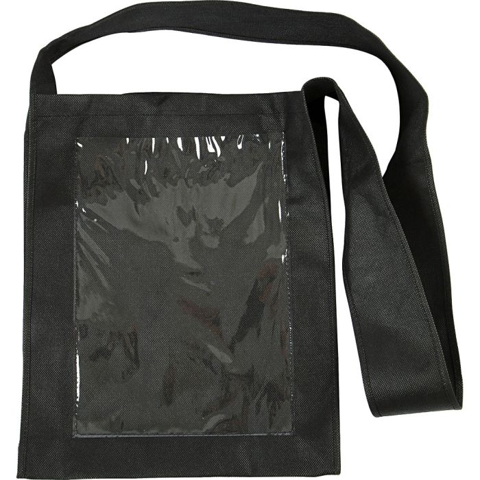 Sac personnalisables, dim. 40x34x8 cm, noir, 1 pièce