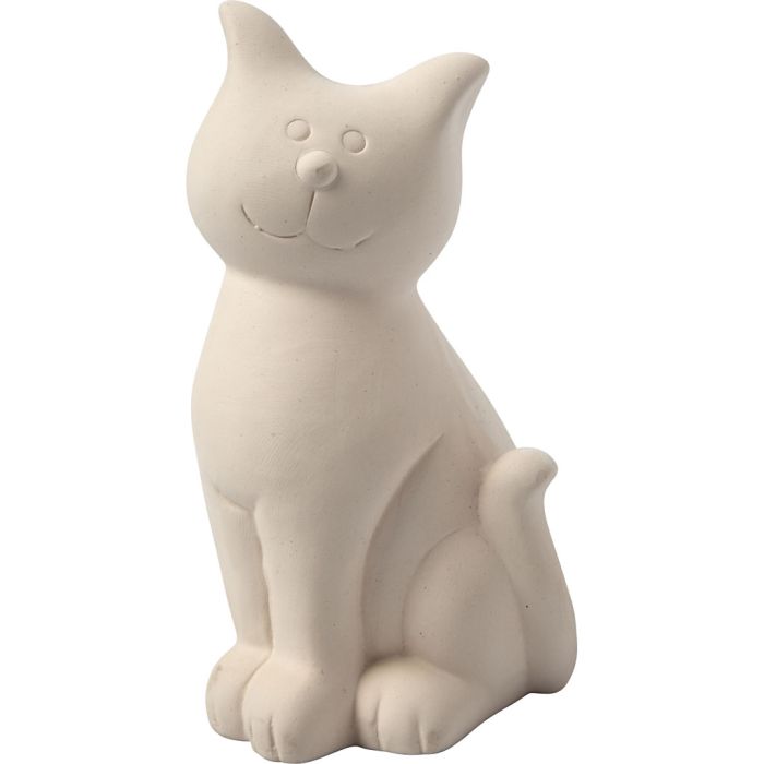 Tirelires chats, H : 14 cm, 8 pièces/ 1 Pq.