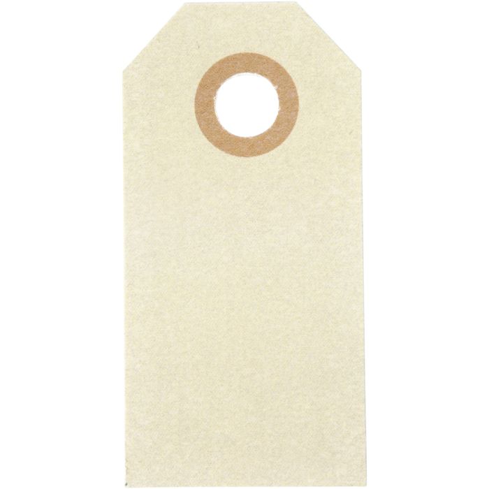 Étiquettes en carton, dim. 3x6 cm, 250 gr, crème, 30 pièces/ 1 Pq.