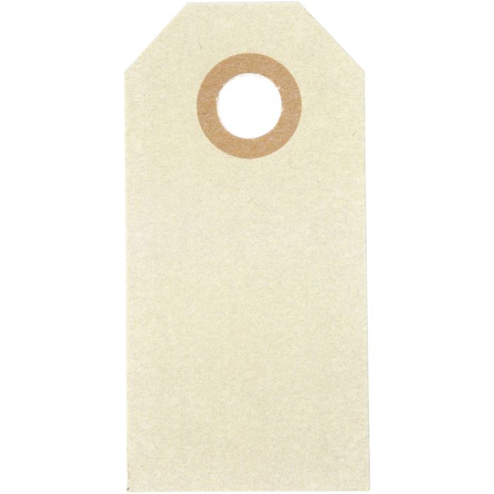 Étiquettes en carton, dim. 3x6 cm, 250 gr, crème, 1000 pièces/ 1 Pq.