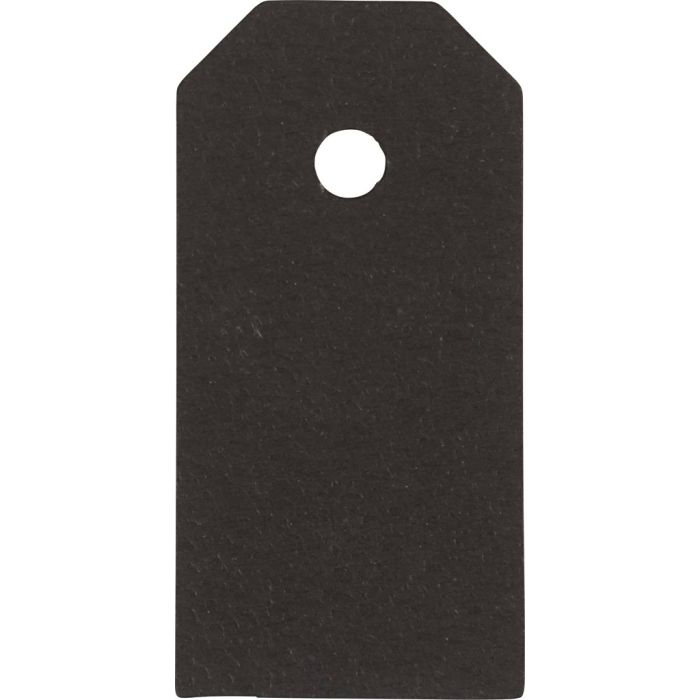 Étiquettes en carton, dim. 3x6 cm, 250 gr, noir, 30 pièces/ 1 Pq.