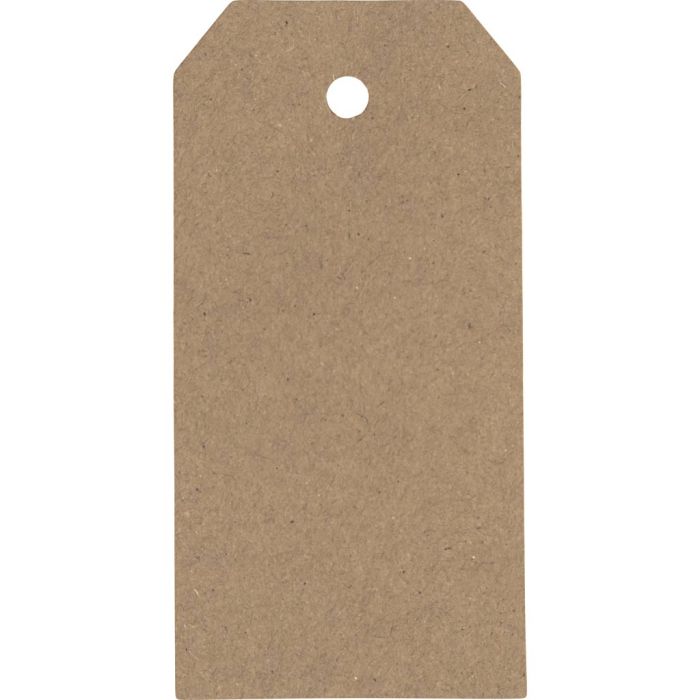 Étiquettes en carton, dim. 5x10 cm, 250 gr, naturel, 20 pièces/ 1 Pq.