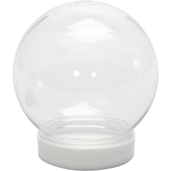 Boule à neige, H : 8,5 cm, d 8 cm, diamètre intérieur 4,7 cm, 1 pièce