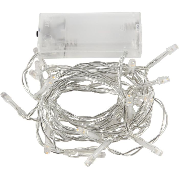 Guirlande LED, L : 3,15 m, transparent, 1 pièce