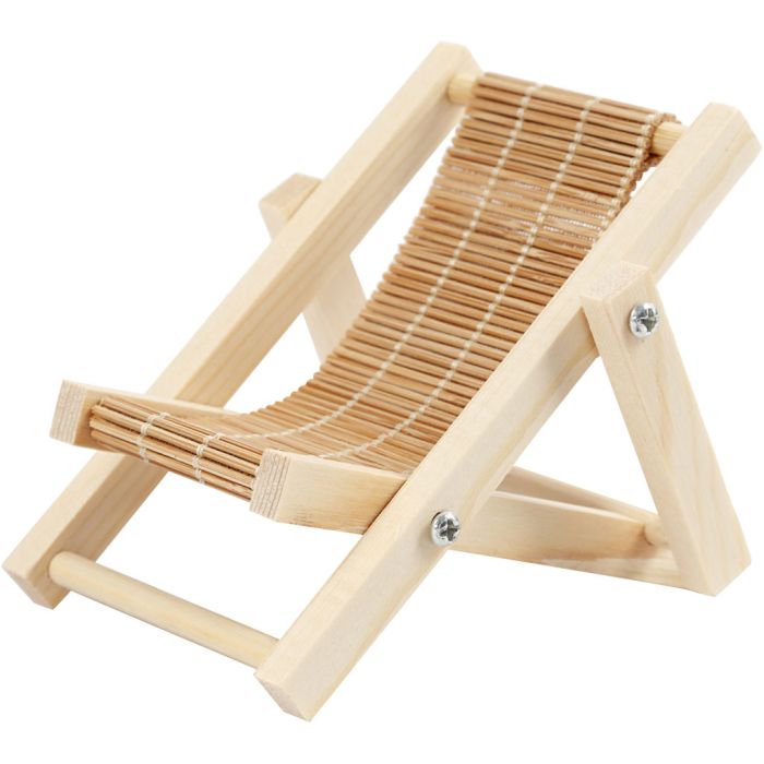 Chaise de plage, L : 9,5 cm, L : 7,5 cm, 1 pièce