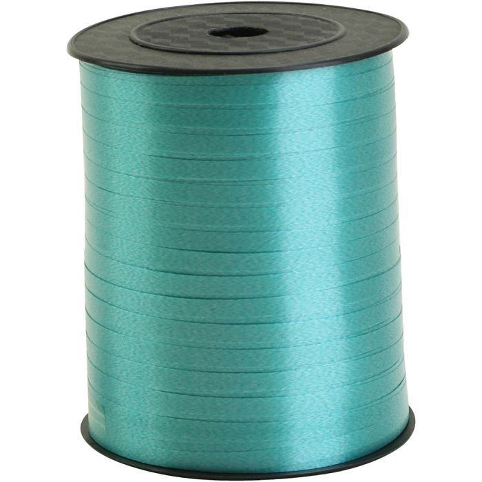 Ruban cadeau, L : 5 mm, pétrole, 400 m/ 1 rouleau