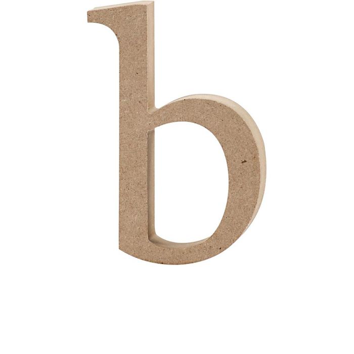 Lettre, b, H : 13 cm, ép. 2 cm, 1 pièce