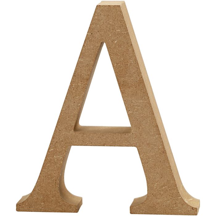 Lettre, A, H : 13 cm, ép. 2 cm, 1 pièce