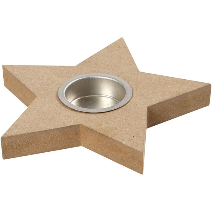 Bougeoir, H : 18 mm, d 15 cm, 1 pièce