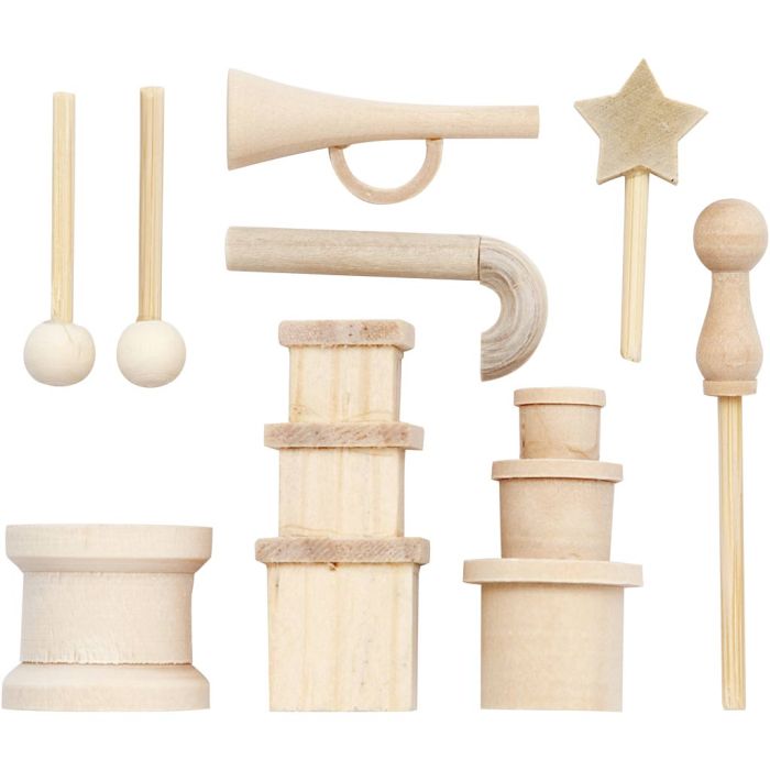 Petits accessoires, L : 2-5,5 cm, 1 Pq.