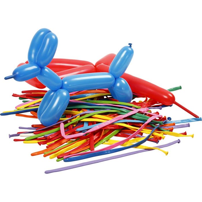Ballons, long, L : 152 cm, 100 pièces/ 1 Pq.