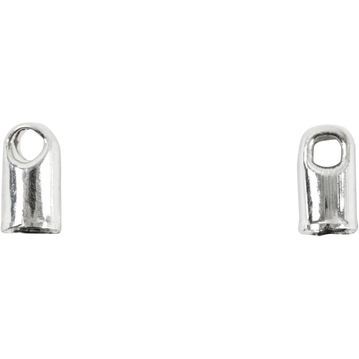 Embouts, d 3,2 mm, argenté, 10 pièces/ 1 Pq.