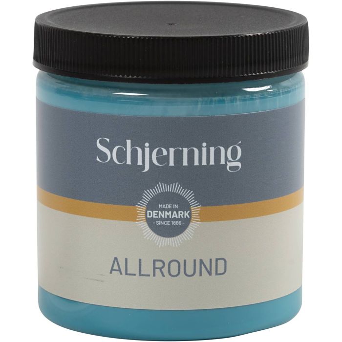 Peinture d'éxtérieur, mate soyeuse, bleu, 250 ml/ 1 flacon
