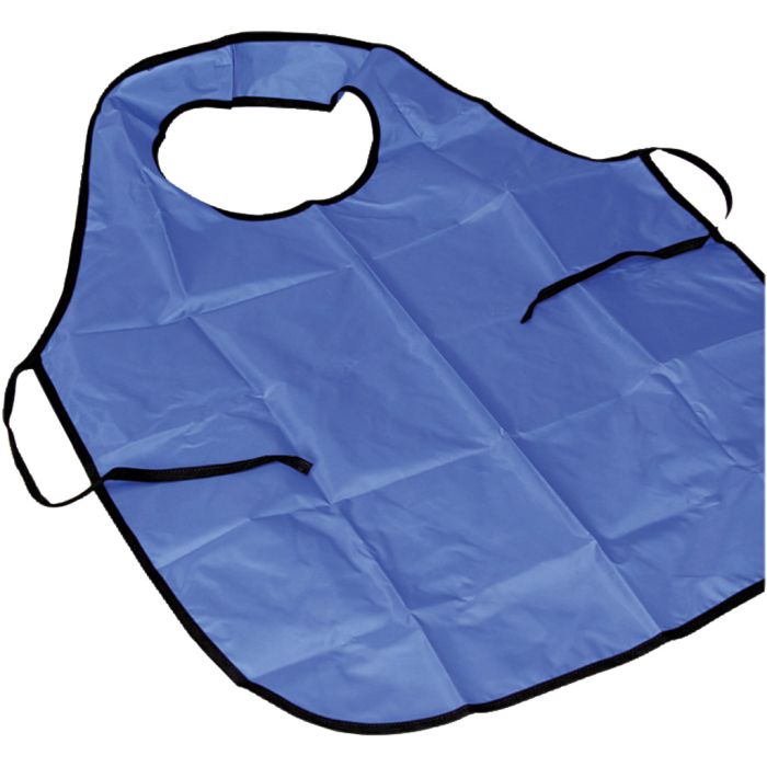 Tablier de peinture avec col, L : 100 cm, dim. M-XL cm, bleu, 10 pièces/ 1 Pq.
