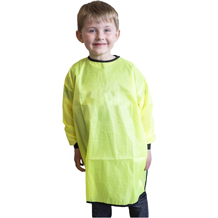 Tablier d’artiste, L : 65 cm, dim. 5-8 ans, vert citron, 1 pièce