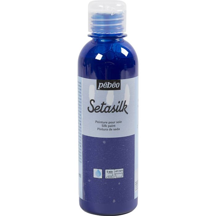 Textil Silk, bleu roi, 250 ml/ 1 flacon