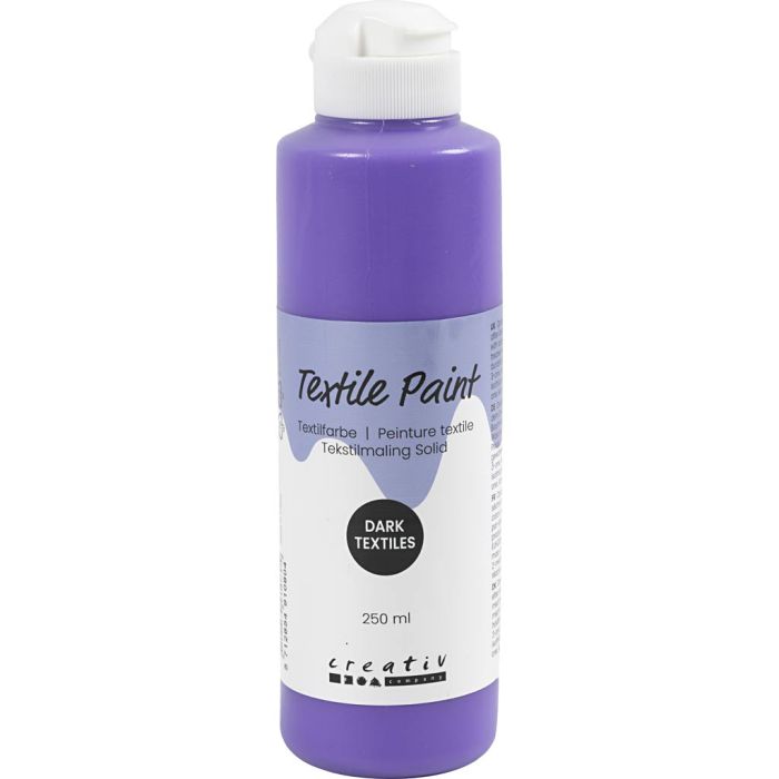 Peinture Textile, opaque, violet, 250 ml/ 1 flacon