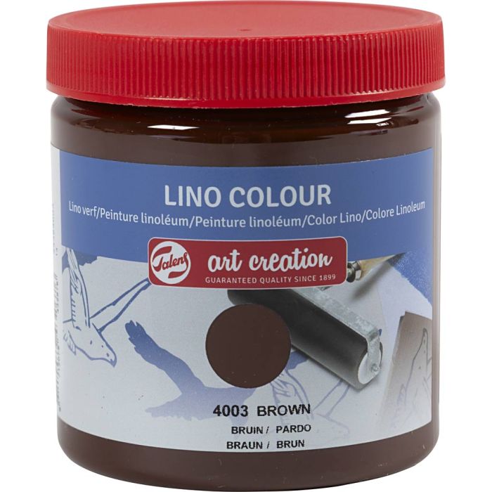 Encre pour Linogravure, brun, 250 ml/ 1 boîte