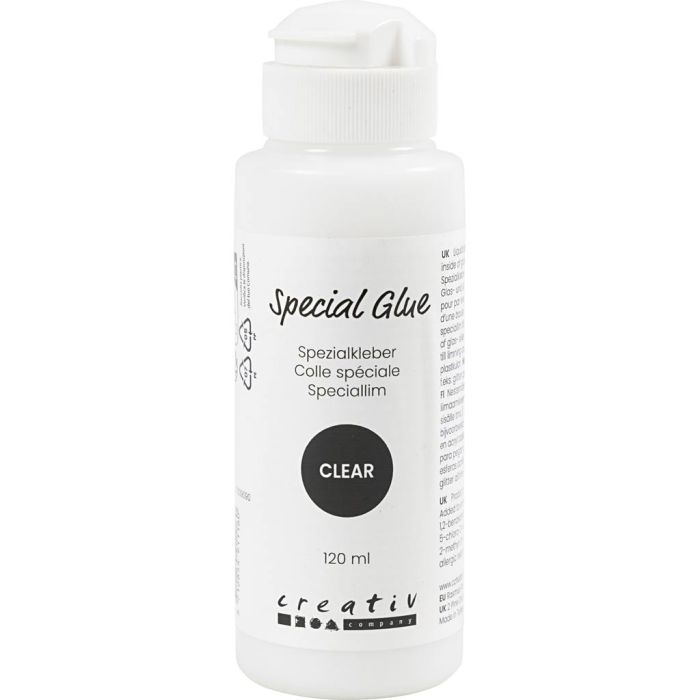 Colle spéciale, transparent, 120 ml/ 1 flacon