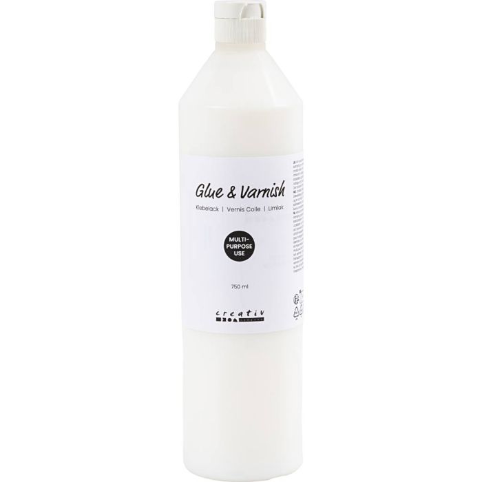 Vernis Colle, Utilisation polyvalente, 750 ml/ 1 flacon