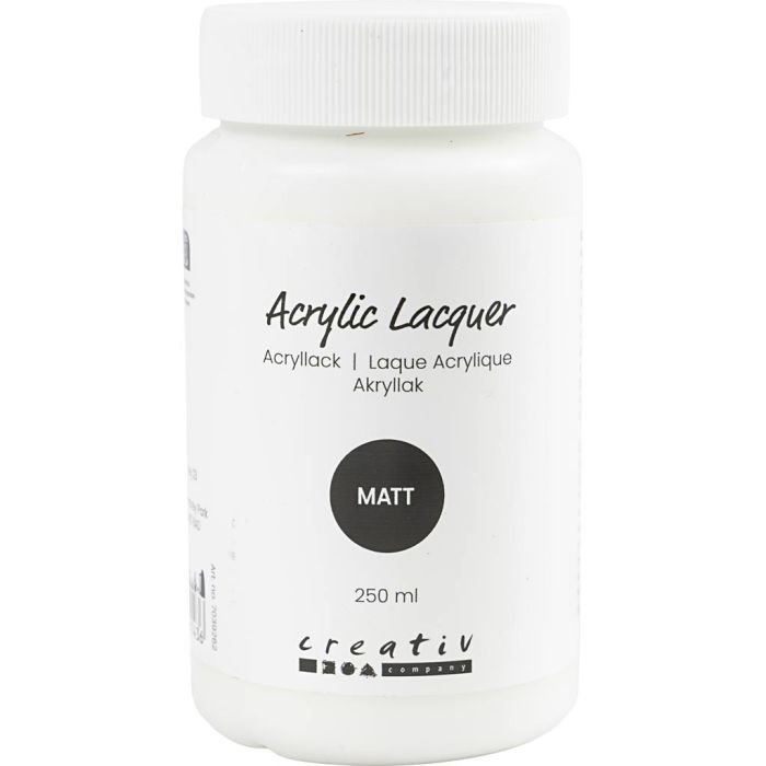 Vernis Acrylique, mate, 250 ml/ 1 flacon