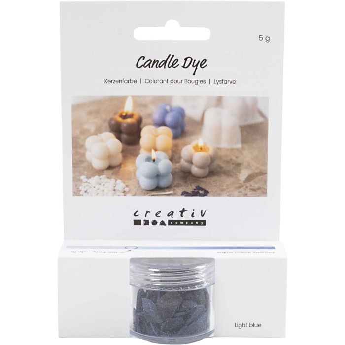 Colorant pour bougies, bleu clair, 5 gr/ 1 Pq.