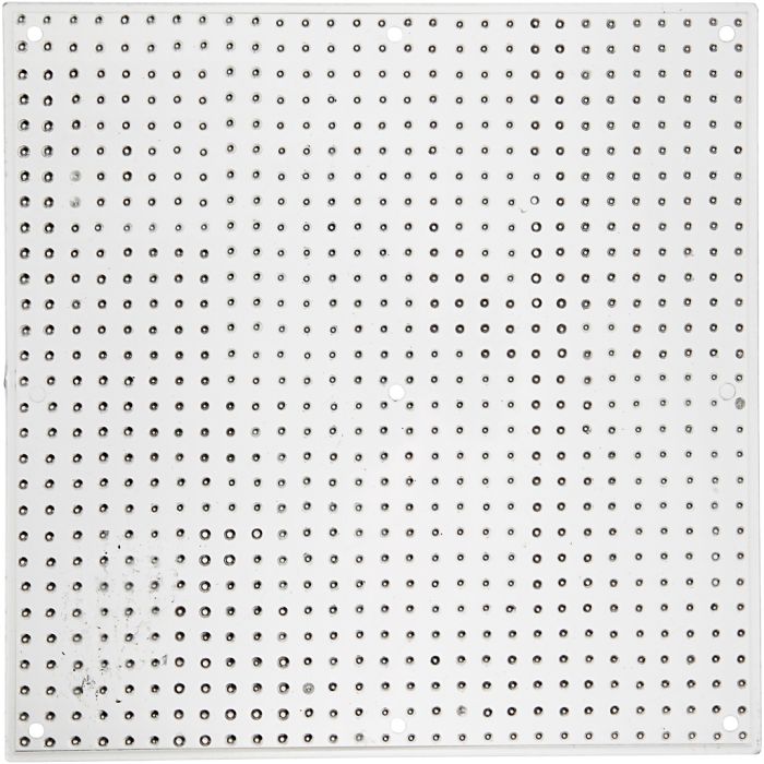 Plaques à picots, grand carré, dim. 15x15 cm, medium, 10 pièces/ 1 Pq.